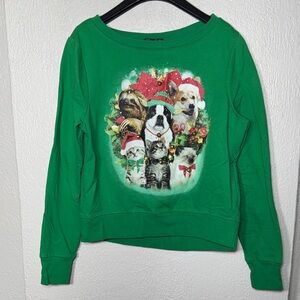 Holiday Pet Sweatshirt with Bells